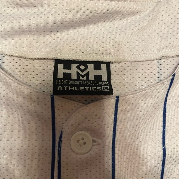 HDMH (Height Doesnt Measure Heart) Marcus Stroman “UNFAZED” Mets Jersey LARGE - Picture 4 of 4